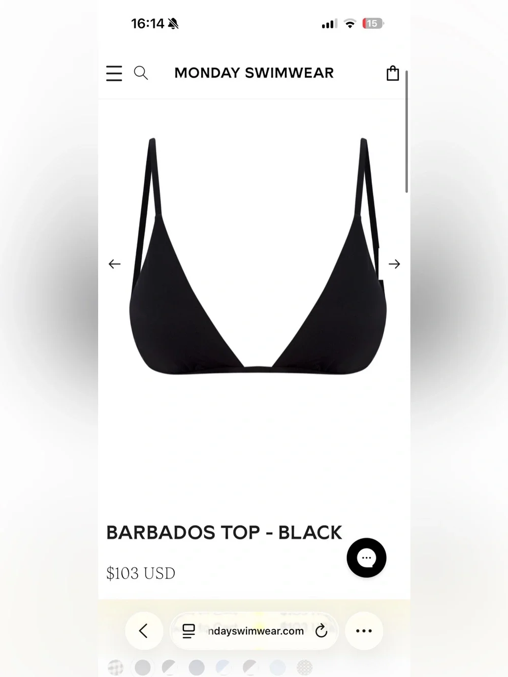 Monday Swimwear Barbados Top